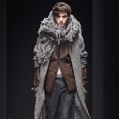 2015米兰秋冬男装周DAY3 Salvatore Ferragamo秀场 秋冬的