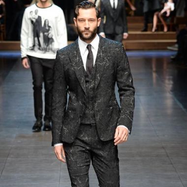 2015米兰秋冬男装周DAY2 Dolce&Gabbana秀场 家与爱的传