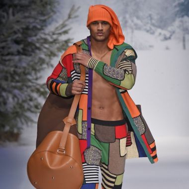 2015伦敦秋冬男装周Day3 Moschino秀场 冬季的狂欢
