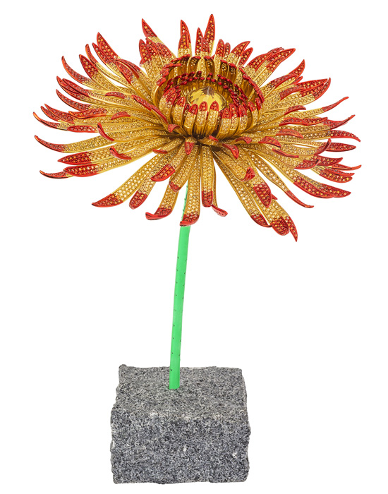 周大福奇幻花园展品——菊花